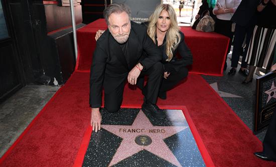 Franco Nero Honored with a Star on the Hollywood Walk of Fame during Filming Italy – Los Angeles 2026